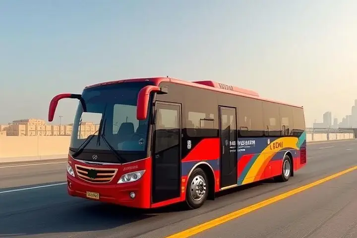 84 Seater Bus for Rent in Dubai With Arooj Bus Rental